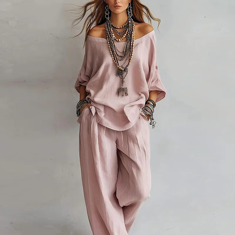 Paulina - Women Off Shoulder Co-ord Set
