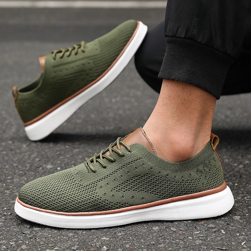 Bruce - Casual Breathable Mesh Slip-On Sneakers