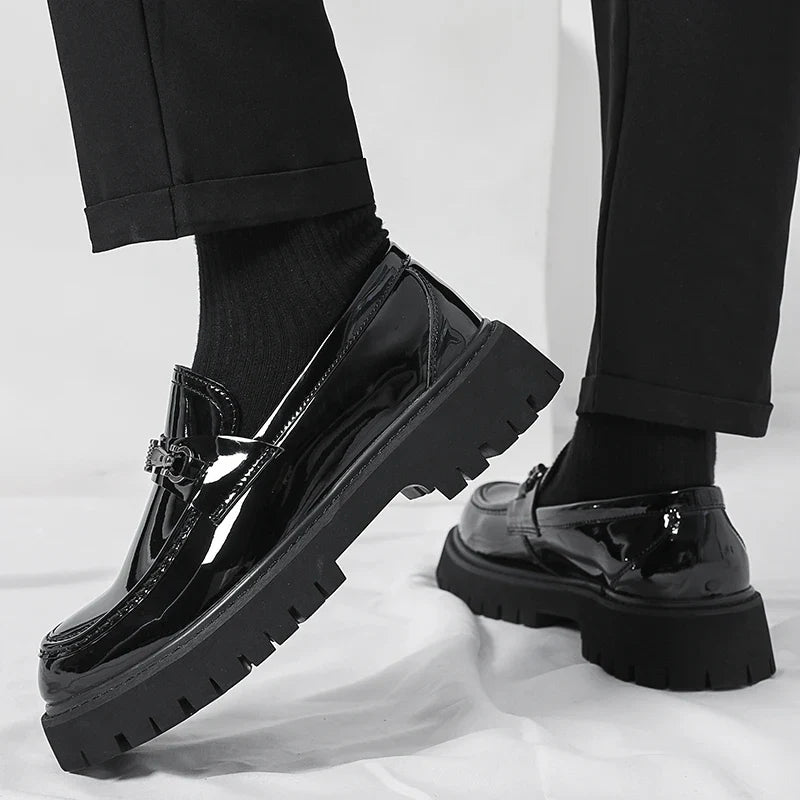Elegant Marino Leather Dress Loafers