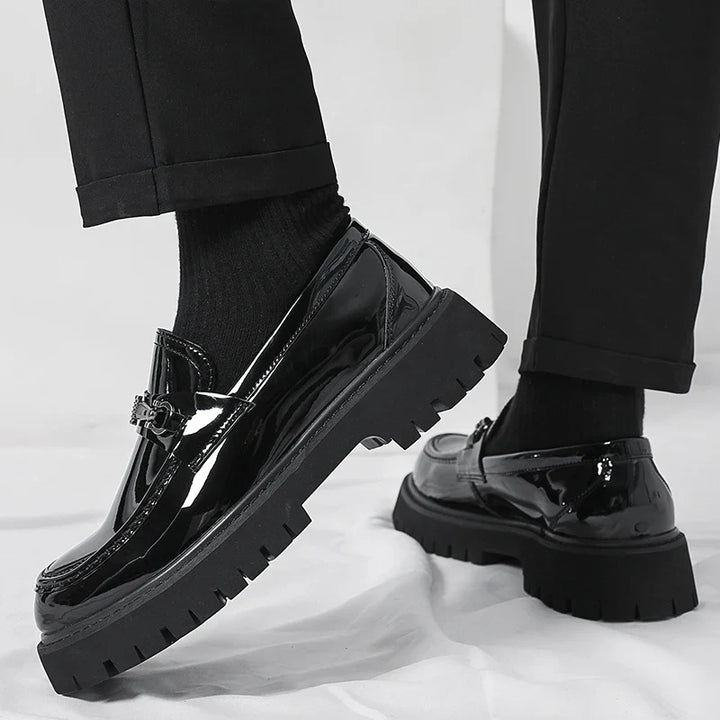 Elegant Marino Leather Dress Loafers