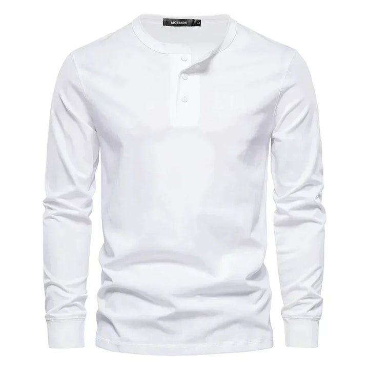 Christopher | Stylish Men’s Long-Sleeve Henley Shirt