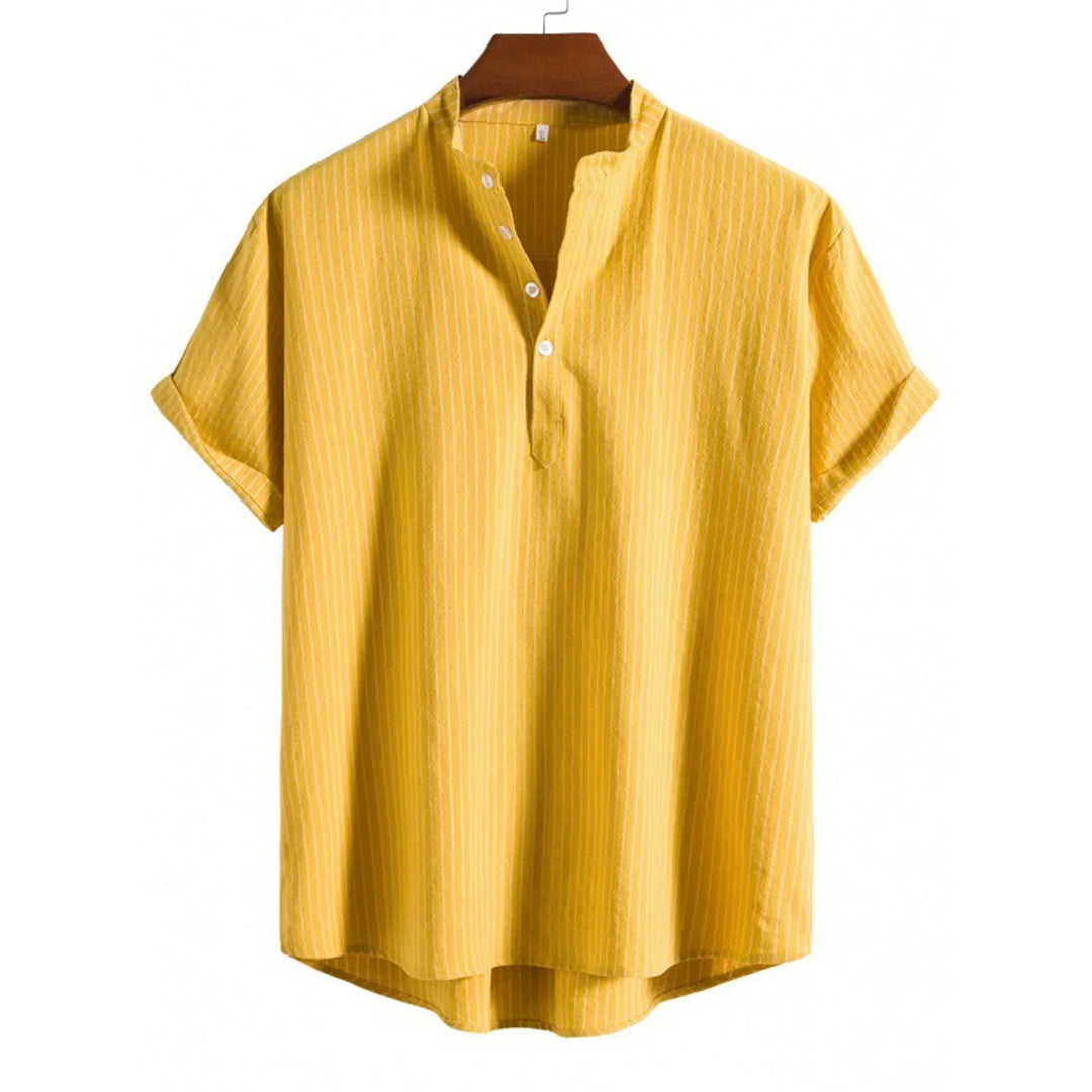 Hudson - Button Up Linen Wrinkle-Free Summer Shirt