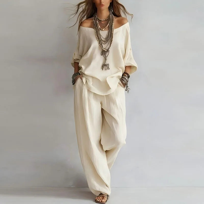 Paulina - Women Off Shoulder Co-ord Set