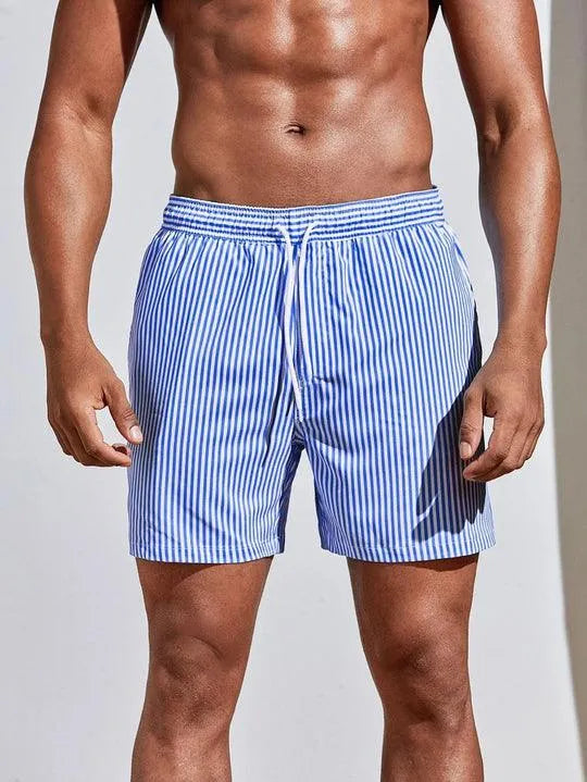Gene | Men’s Striped Swim Shorts for Comfort and Style