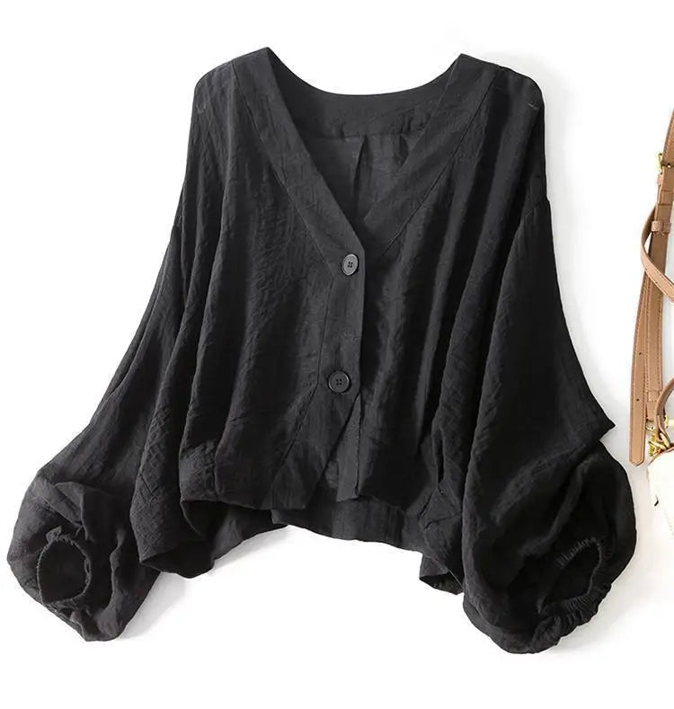 Eliana - Elegant Summer Linen Blouse