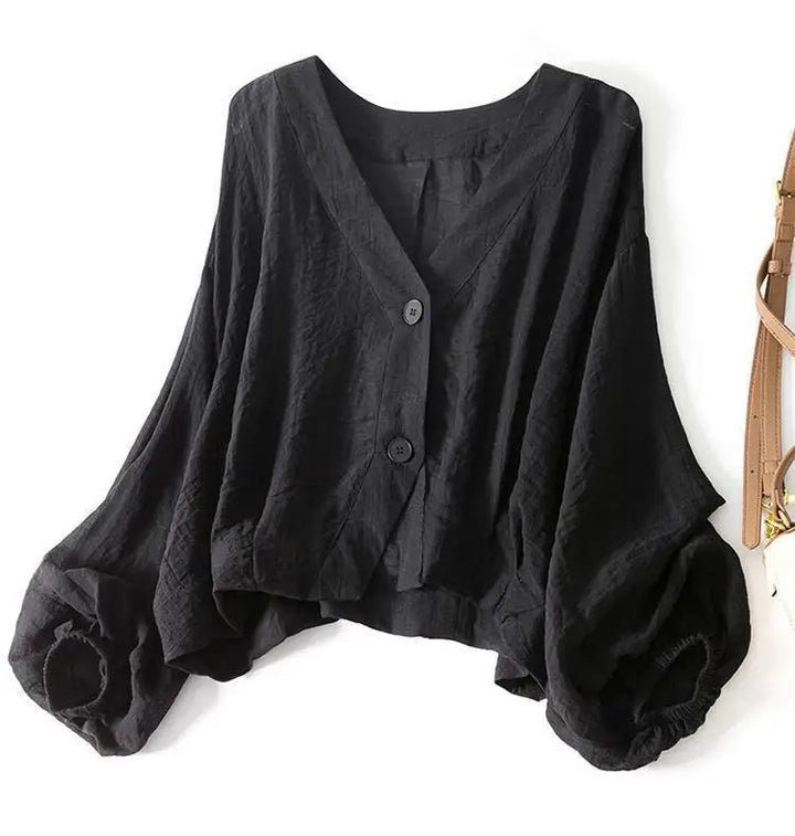 Eliana - Elegant Summer Linen Blouse