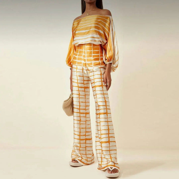 Sabrina  | Women's Elegant Two Piece Summer Set