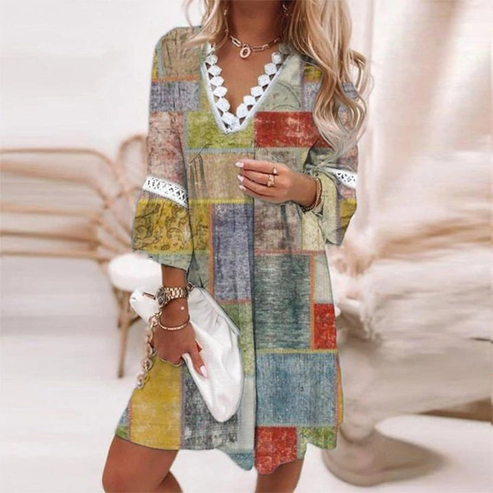 Charlotte | Women's Summer Boho Floral Mini Dress