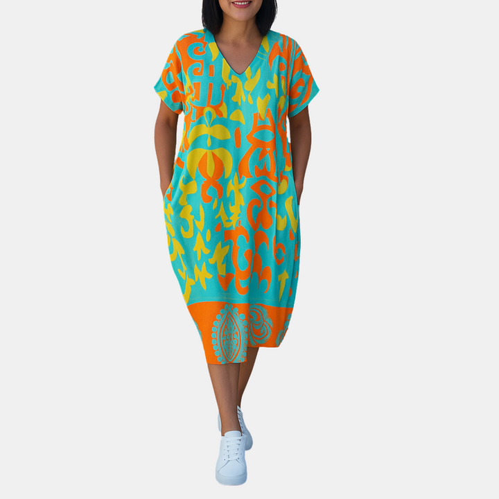 Elena Elegant Floral Dress