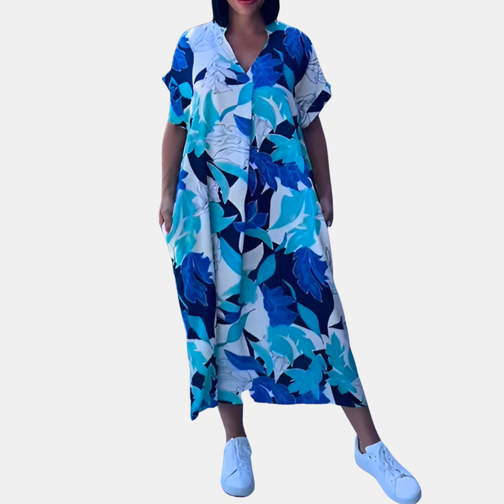 Elena Elegant Floral Dress
