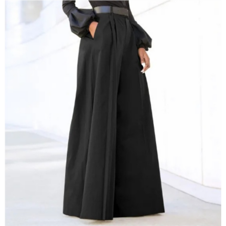 Malachi | Women’s Wide-Leg Trouser with High-Waisted and Pleats
