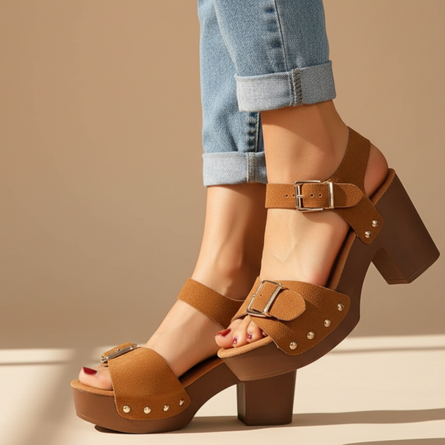 Beverly Orthopedic Summer Heel Sandals