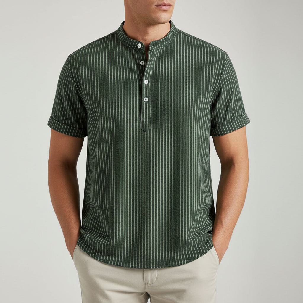 Hudson - Button Up Linen Wrinkle-Free Summer Shirt