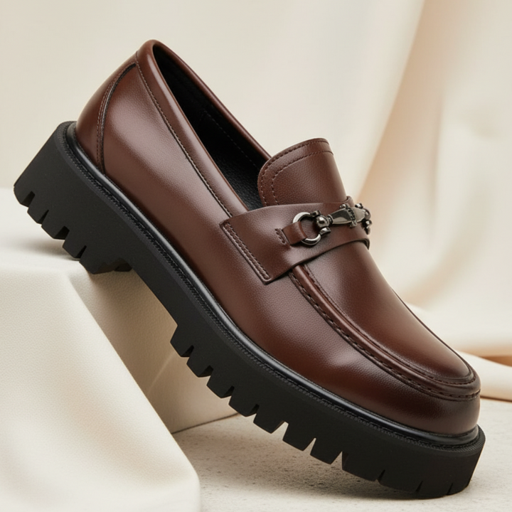 Elegant Marino Leather Dress Loafers