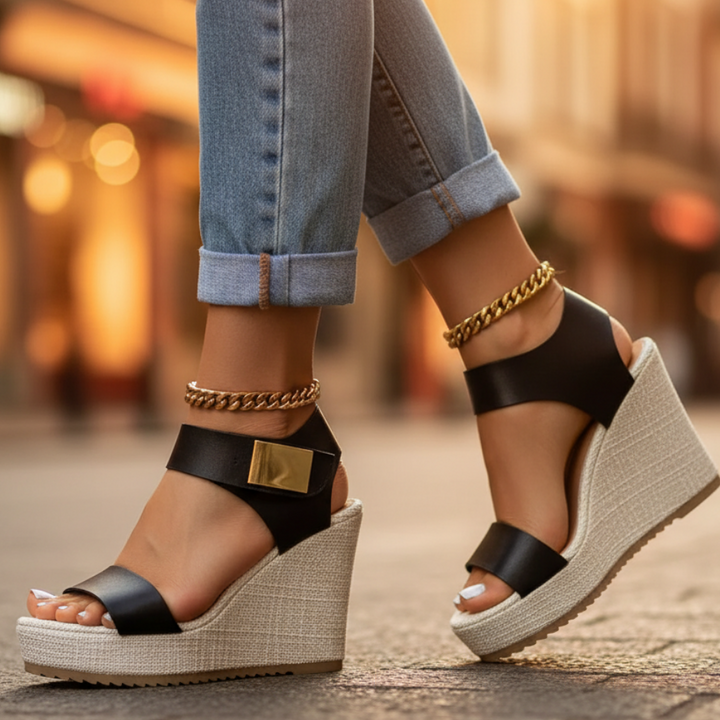 Amanda Comfortable Orthopedic Heel Sandals