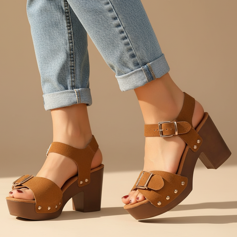 Beverly Orthopedic Summer Heel Sandals