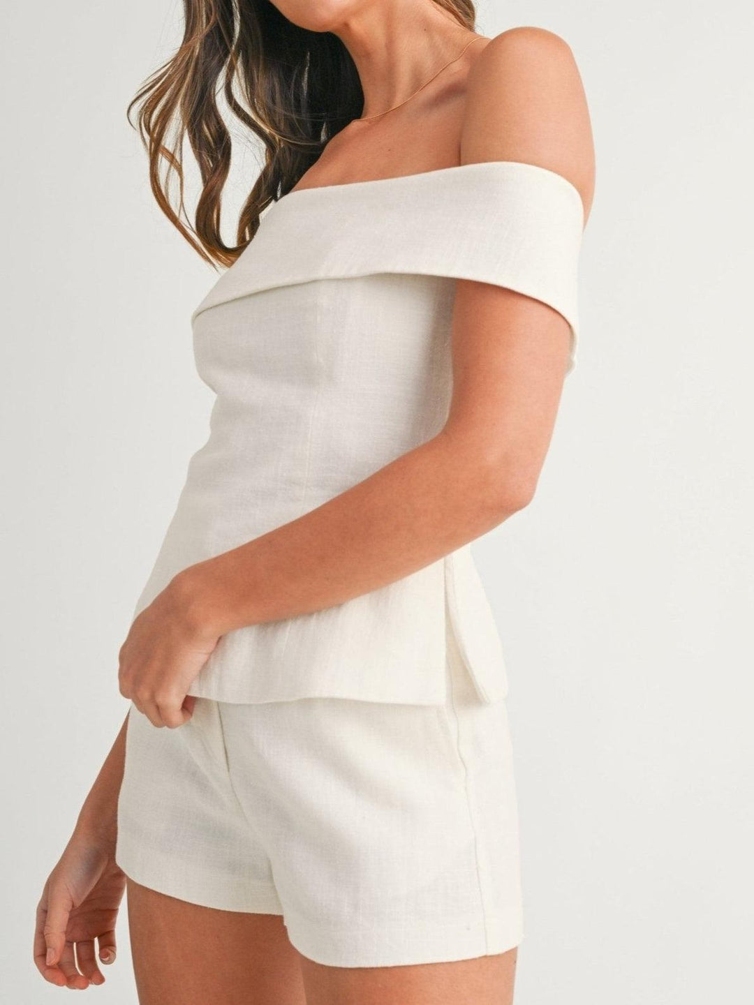 Eve - Timeless Off Shoulder Two Piece Set Women