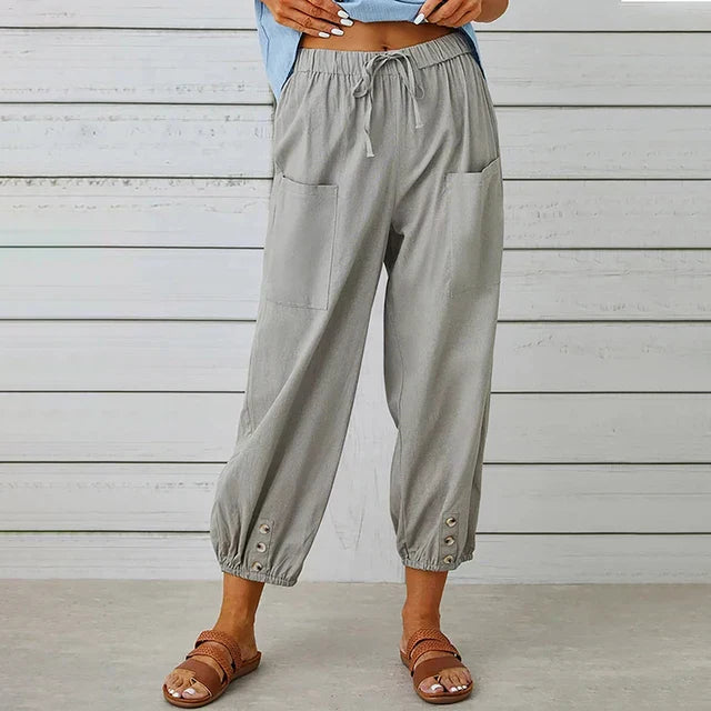 Women’s Pants | High Waist Drawstring