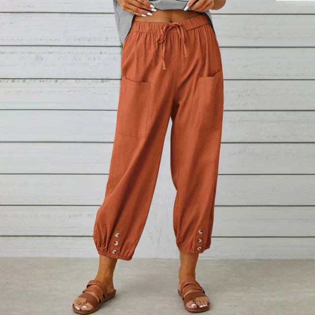 Women’s Pants | High Waist Drawstring