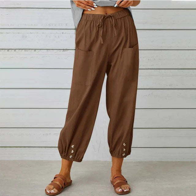 Women’s Pants | High Waist Drawstring