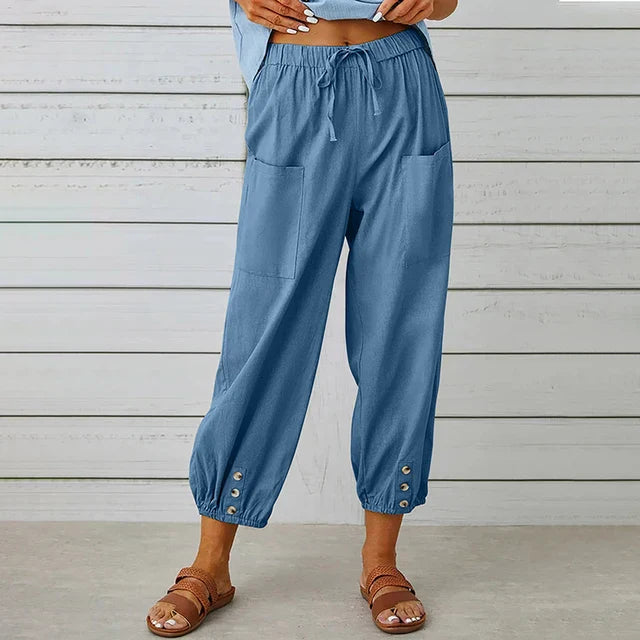 Women’s Pants | High Waist Drawstring