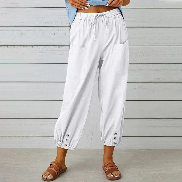 Women’s Pants | High Waist Drawstring
