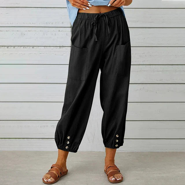 Women’s Pants | High Waist Drawstring