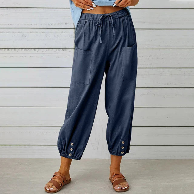 Women’s Pants | High Waist Drawstring