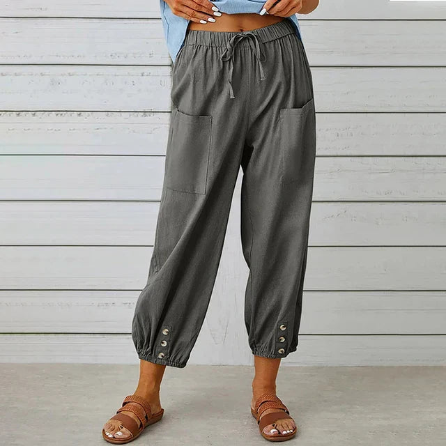 Women’s Pants | High Waist Drawstring
