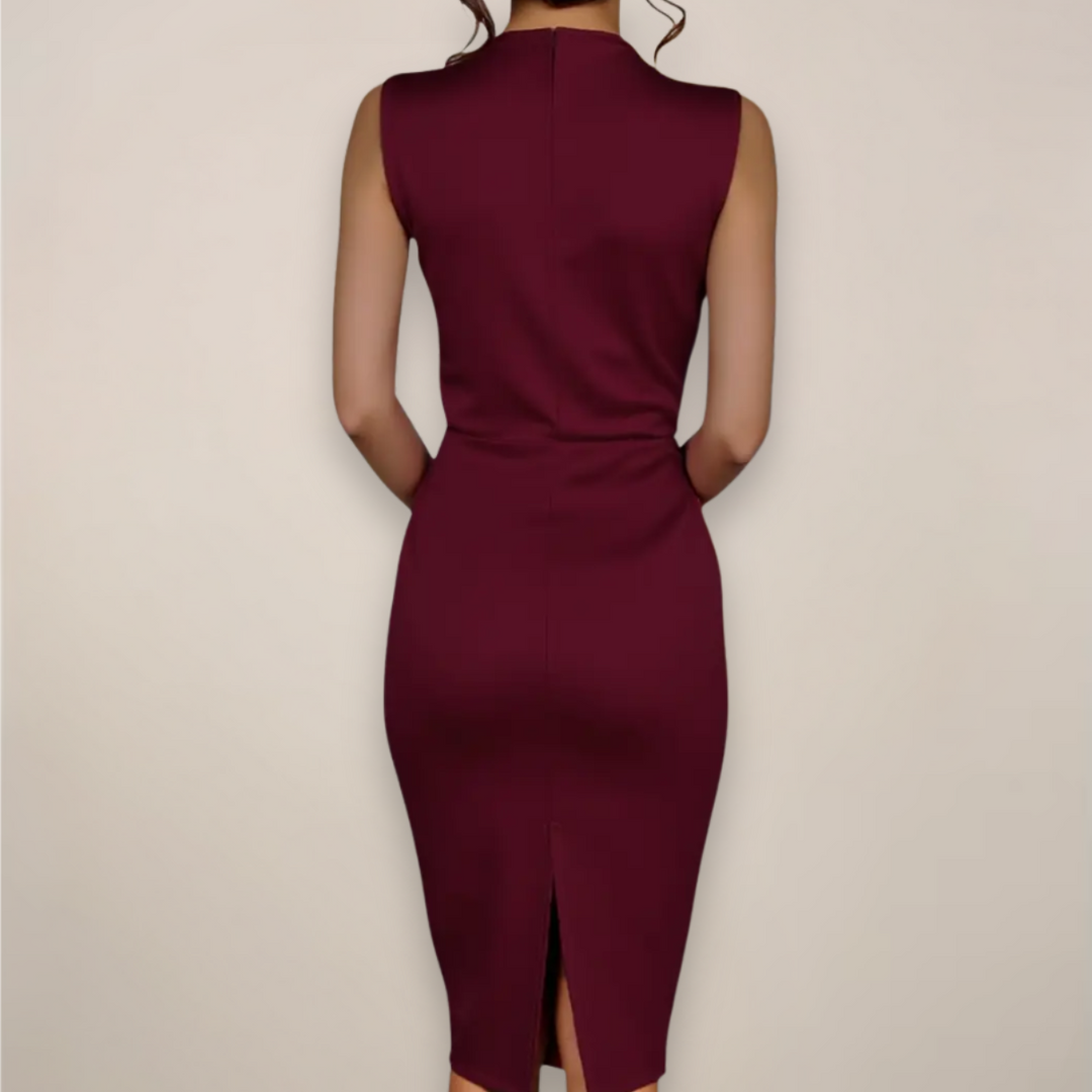 Alyssa | Women Sleeveless Midi Dress