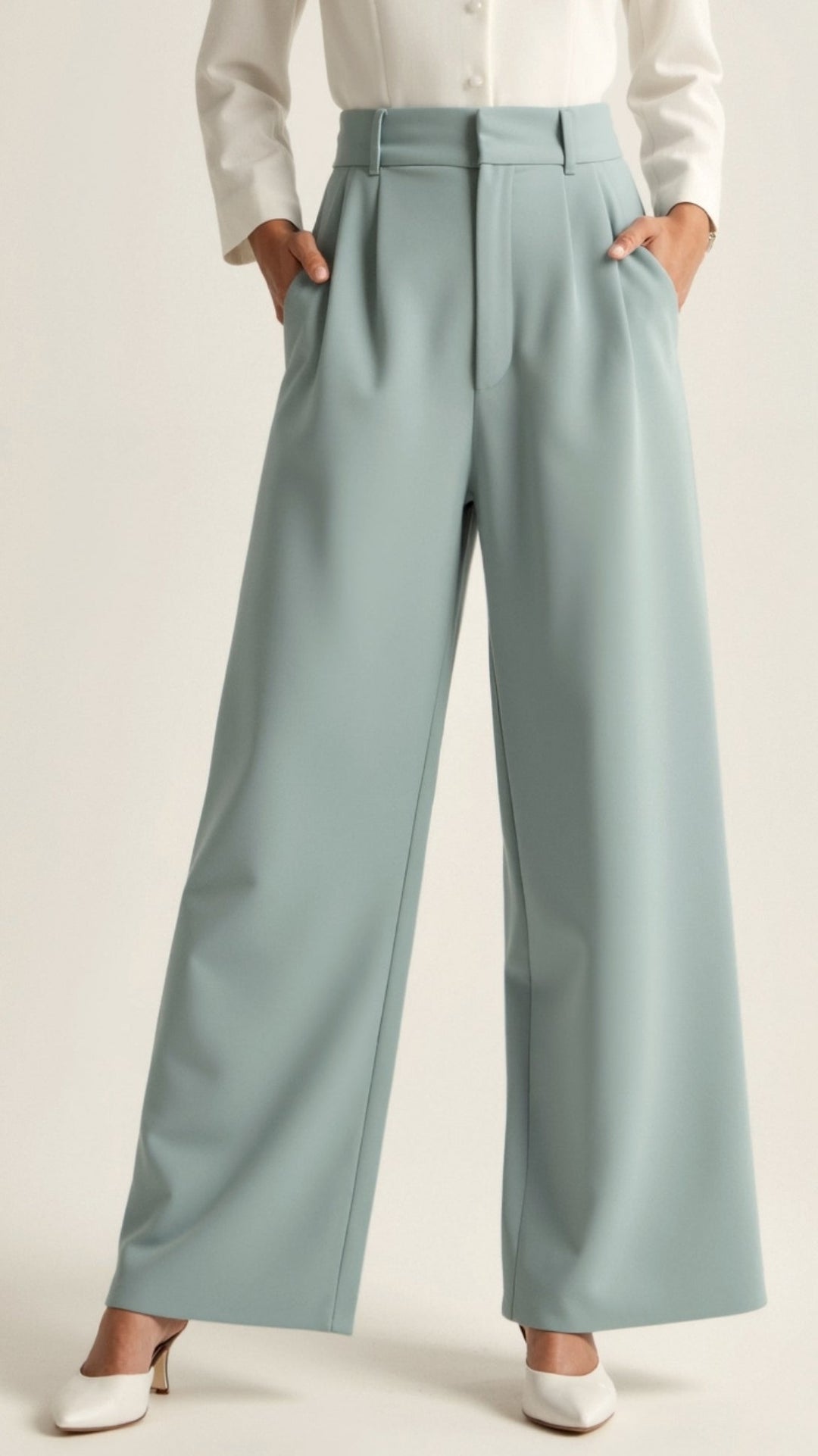 Jasmine | Women’s Spring High-Waist Wide-Leg Pants