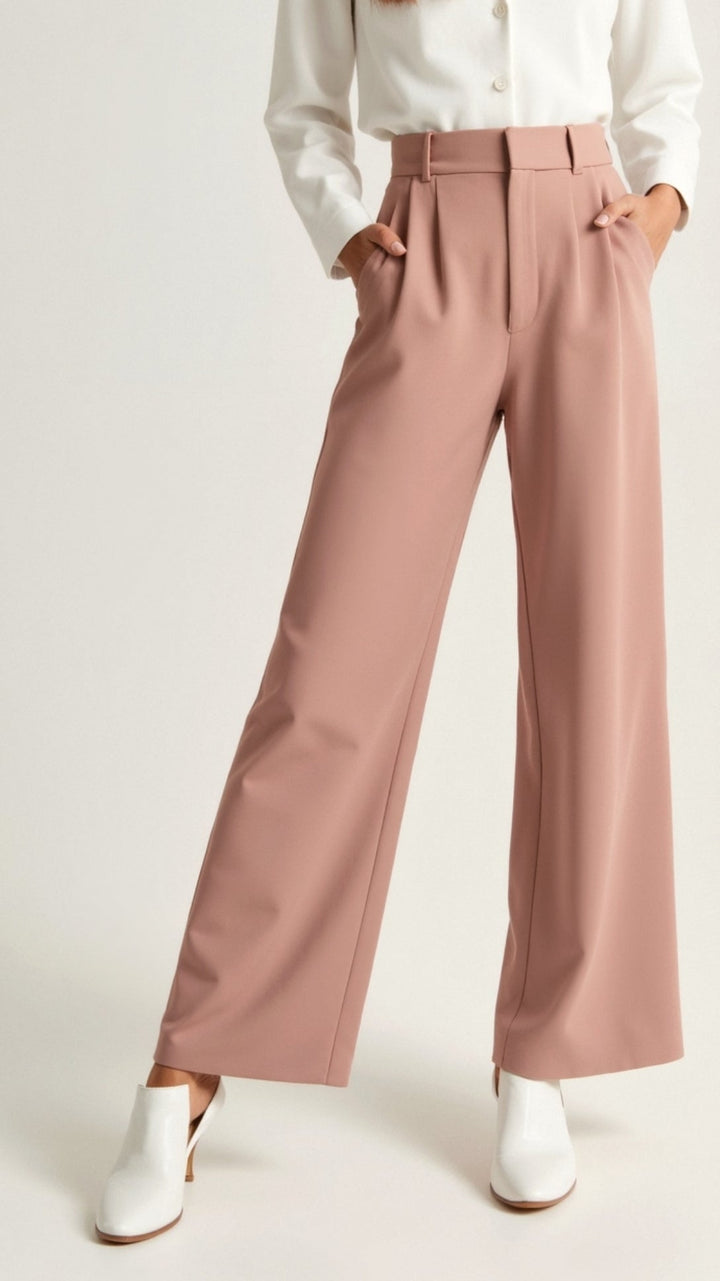 Jasmine | Women’s Spring High-Waist Wide-Leg Pants