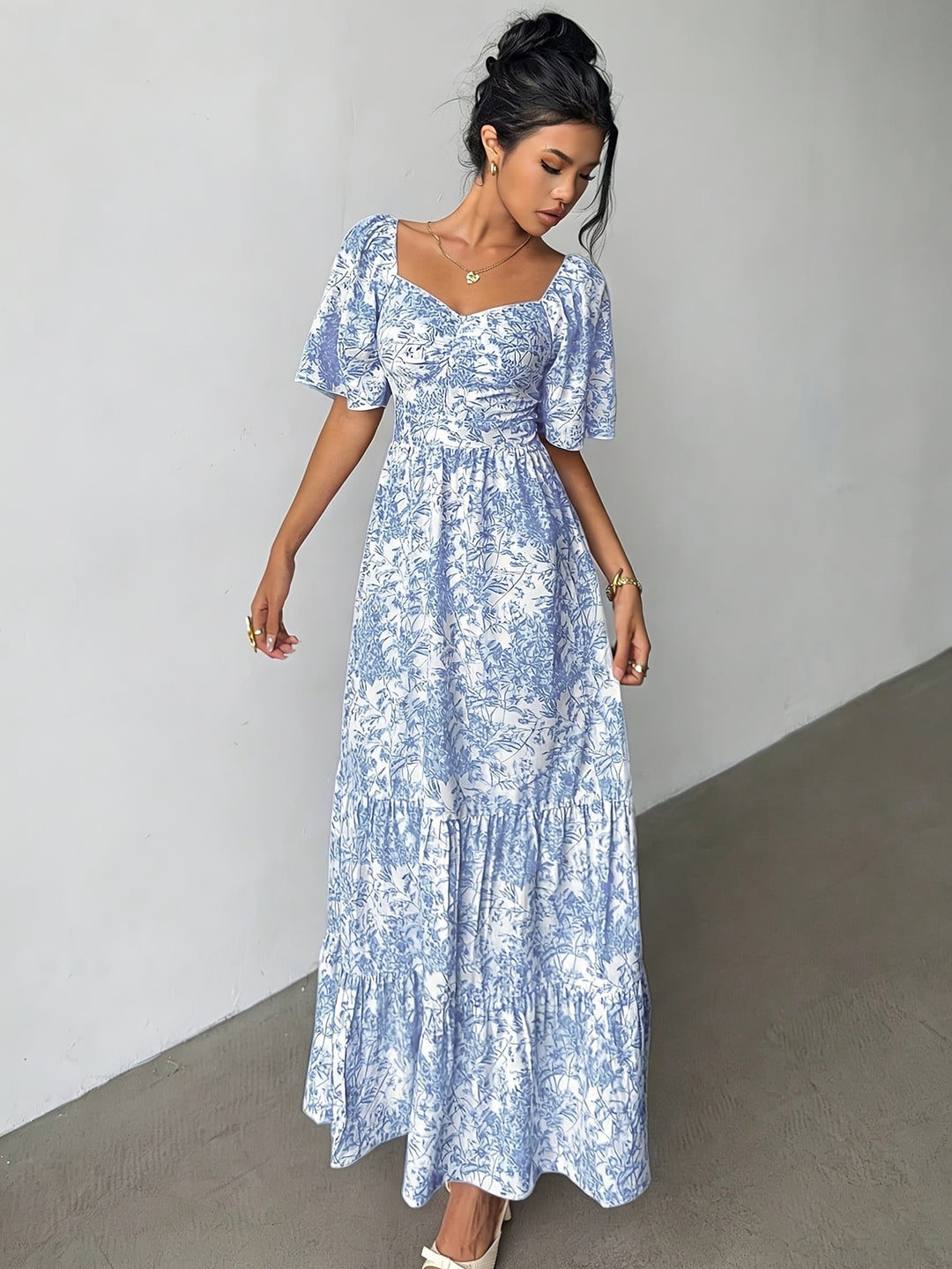 Carol - Women Casual Floral Maxi Dress