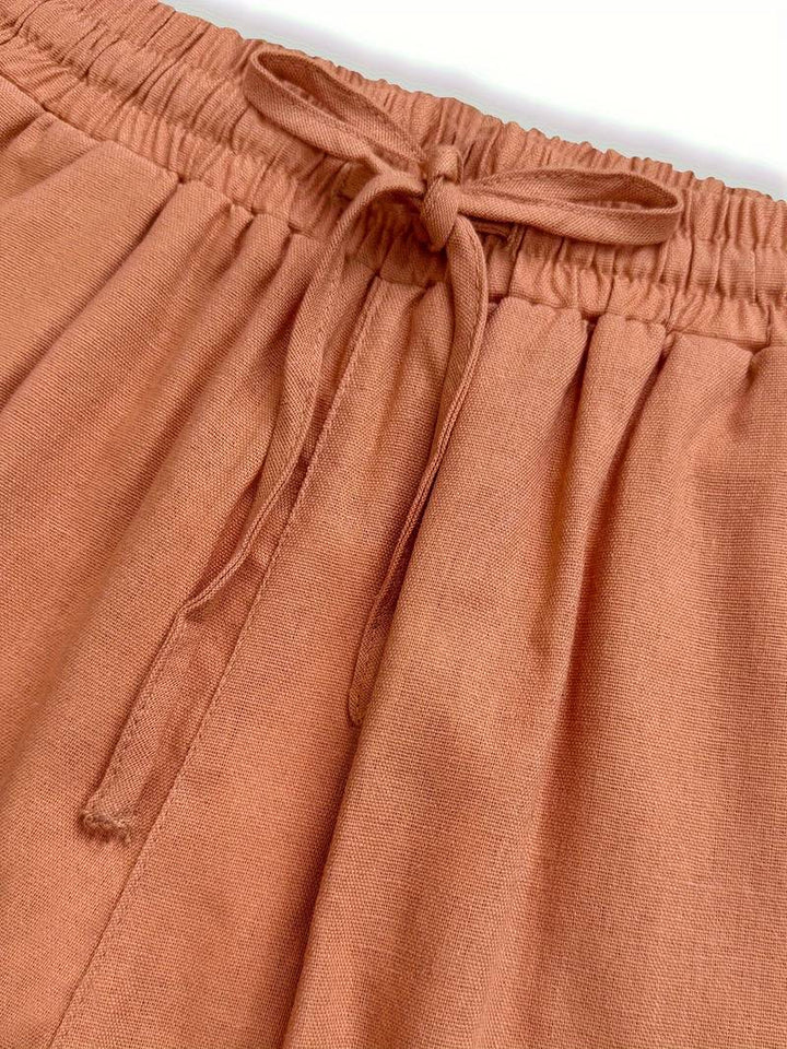 Women's Pants | Wide Leg Drawstring Waist