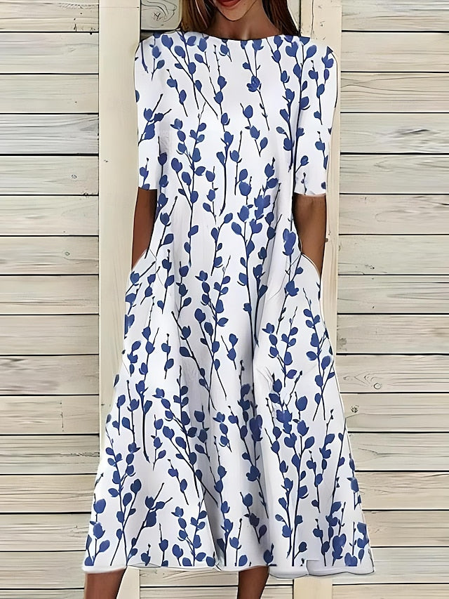 Luna - A-Line Midi Dress