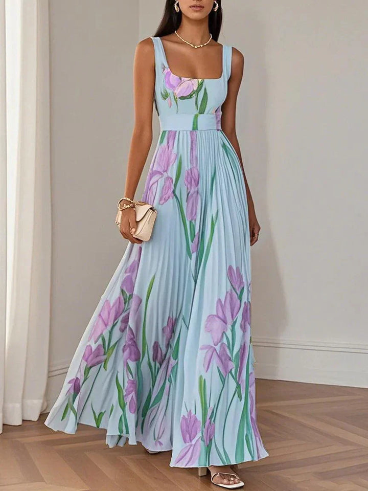 Erica | Women’s Boho Floral A-Line Maxi Dress
