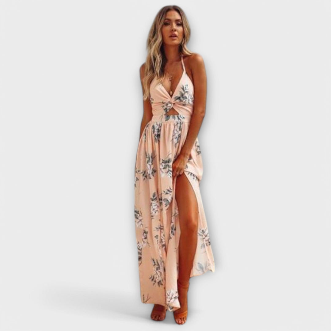 Gracie - Women's A-line Boho Maxi Dress
