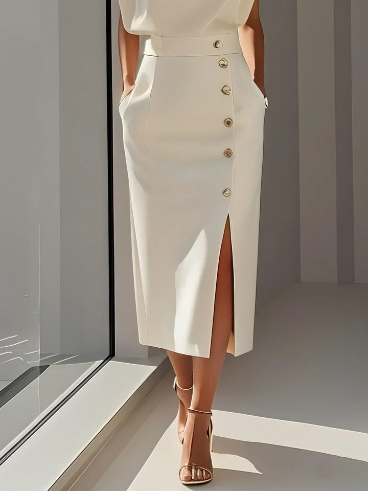 Austrie | Effortless Charm Formal Midi Dress