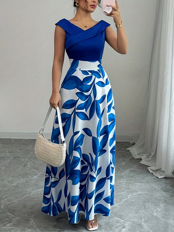 Glen - Women’s Wedding Guest A-Line Maxi Dress