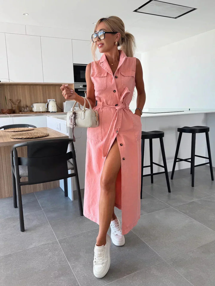 Claire - Denim Shirt Dress