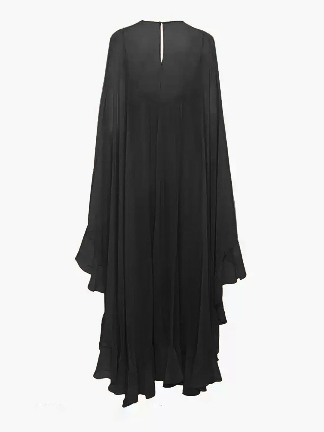Mariana | Women Boho Chiffon Layered Dress With Cloak