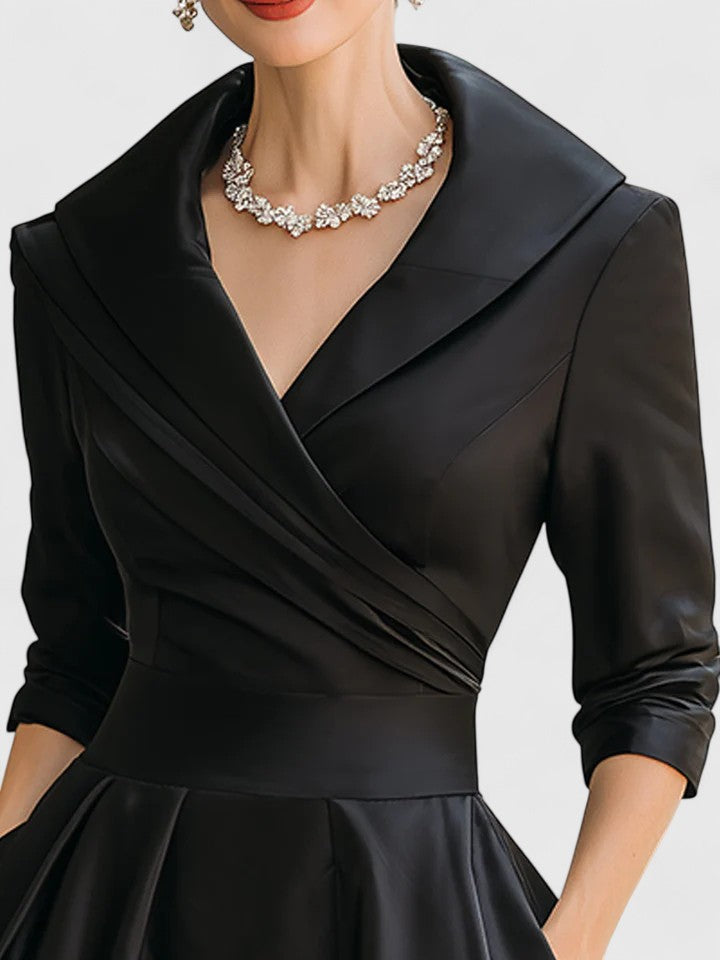 Summer | Elegant Formal Midi Cocktail Dress