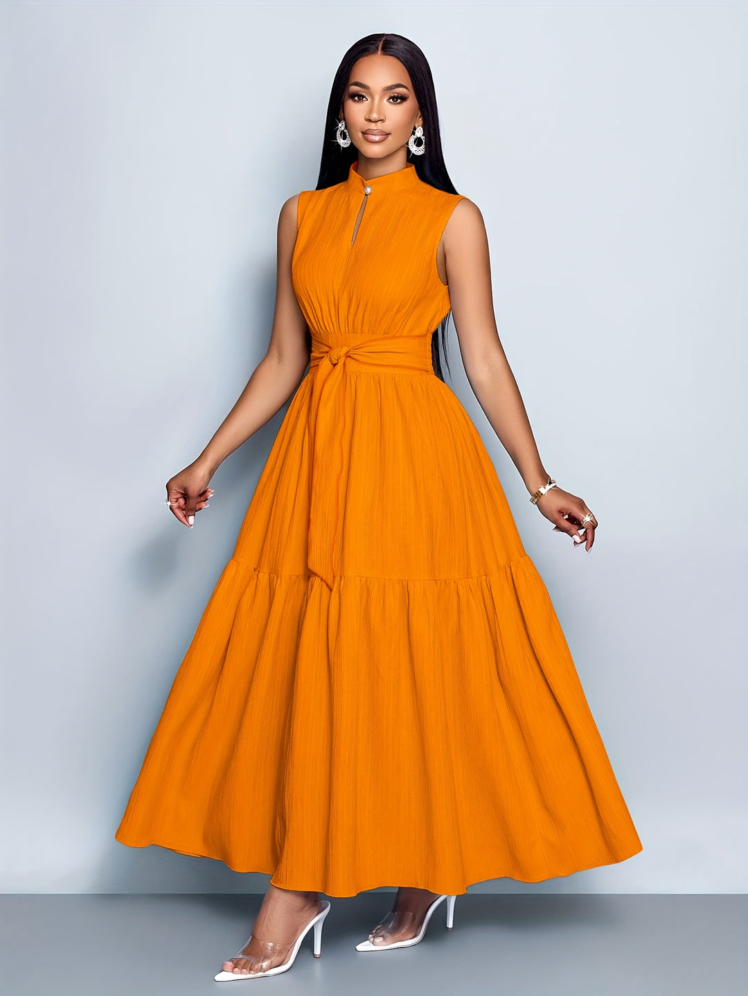 Sunny - Women’s Wedding Guest A-Line Maxi Dress