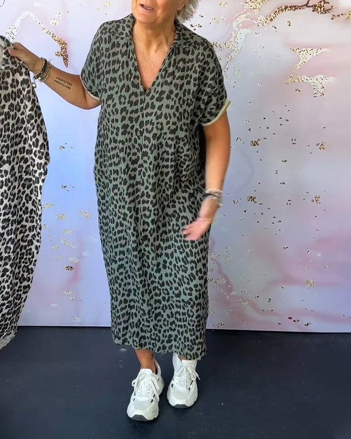Lenny Leopard Dress