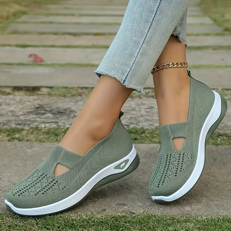 Anne - Soft Perforated Slip-On Shoes