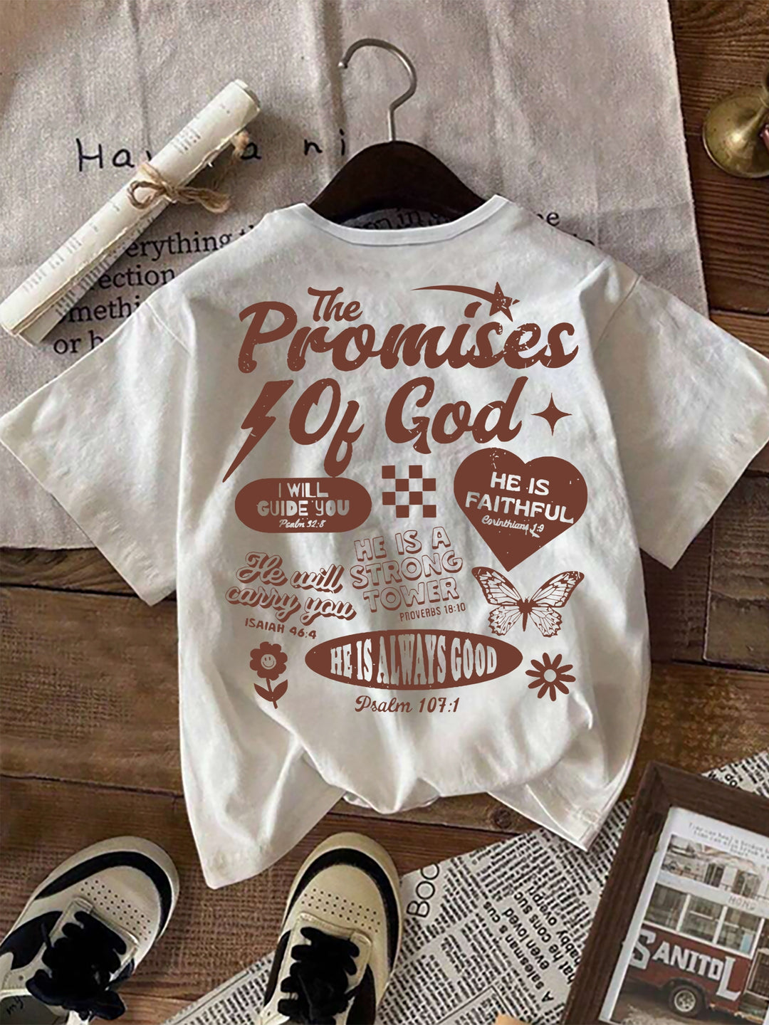 Faith - Women's Graphic Tee Crew Neck Casual Top
