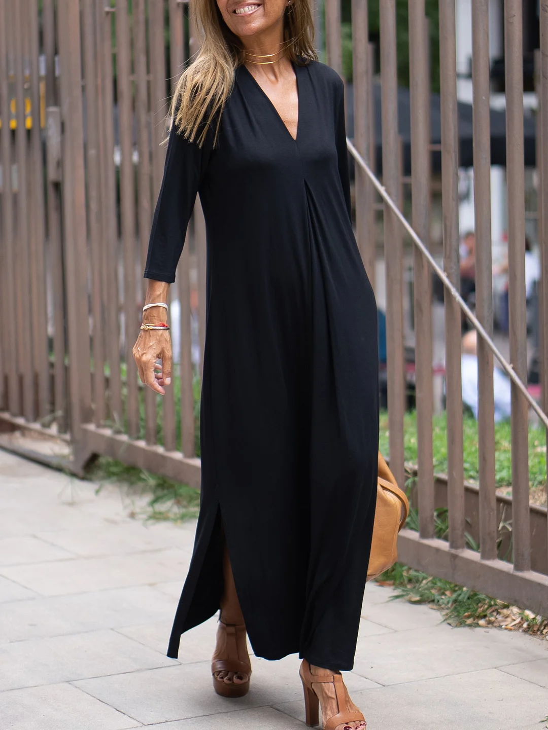 Elisa V-neck Dress