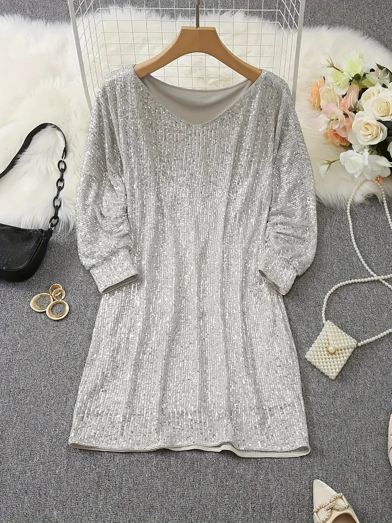 Aria - Chic Sequin Cocktail Dress