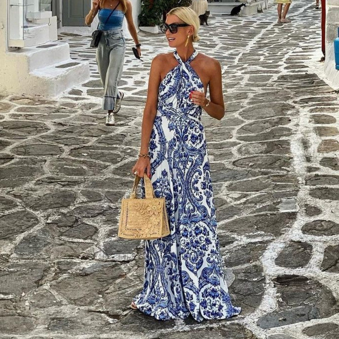 Edina | Women's Summer Halter Maxi Dress