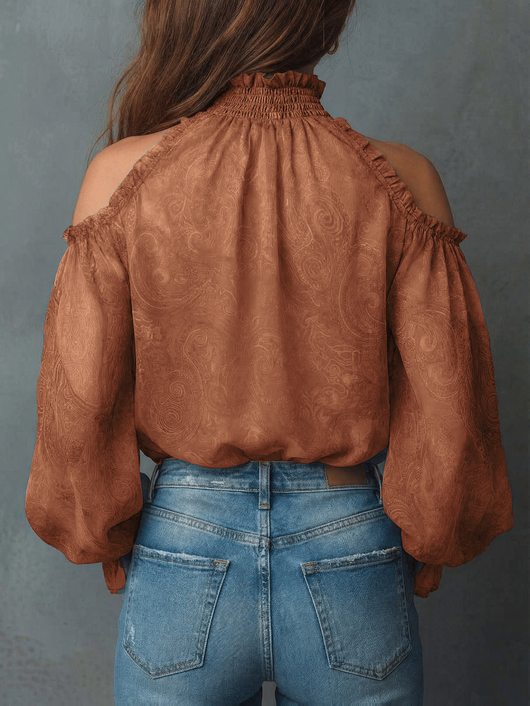 Lena - Women's Chic Boho Off Shoulder Blouse Top